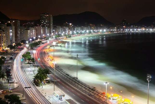 Copacabana à noite