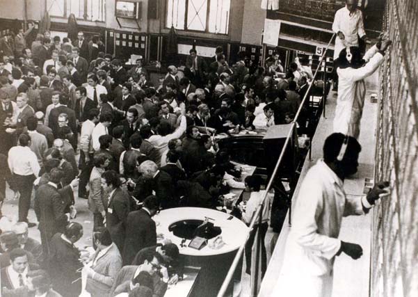 Negociações na bolsa nos anos 1970
