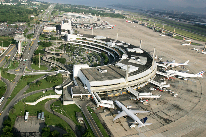 Vista aérea do Galeão