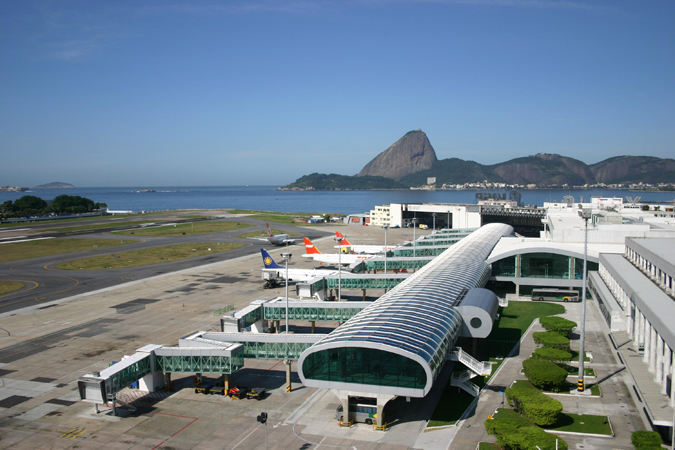 Aeroporto Santos Dumont, no centro do Rio