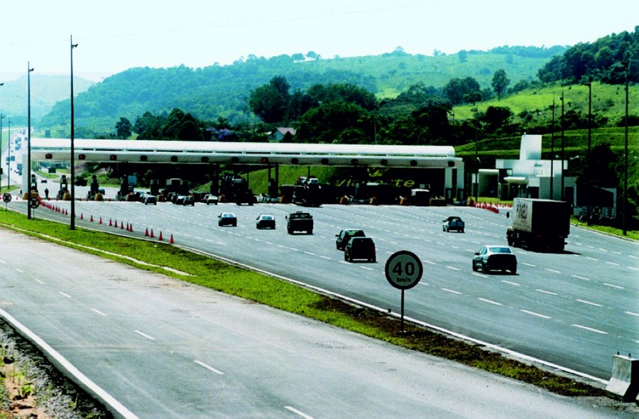 Pedágio na rodovia Castelo Branco