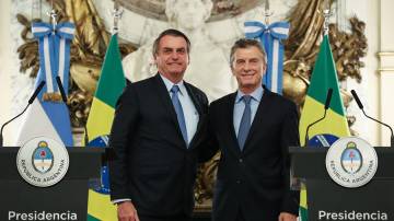 Jair Bolsonaro e Mauricio Macri