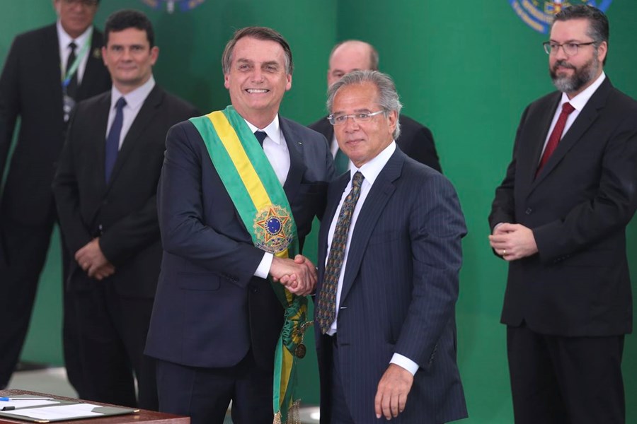 Jair Bolsonaro e Paulo Guedes
