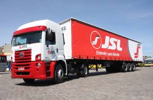 Caminhão da JSL, companhia do grupo Simpar (Divulgação)