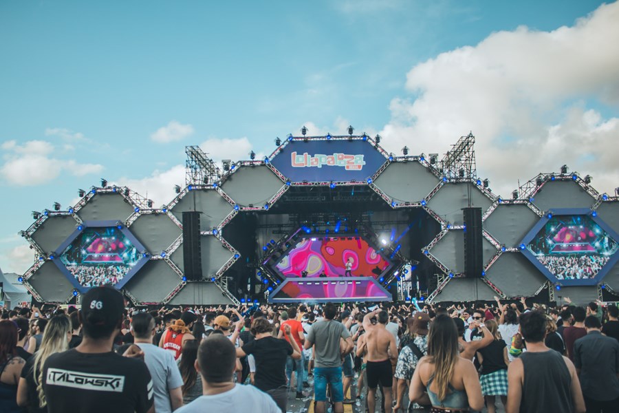 Show de uma edição do Lollapalooza no Brasil