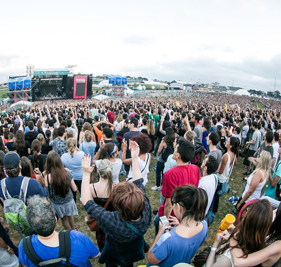 Multidão em show do Lollapalooza