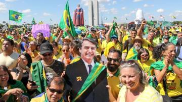 Manifestação pró-Bolsonaro Brasília