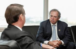 Jair Boslonaro e Paulo Guedes