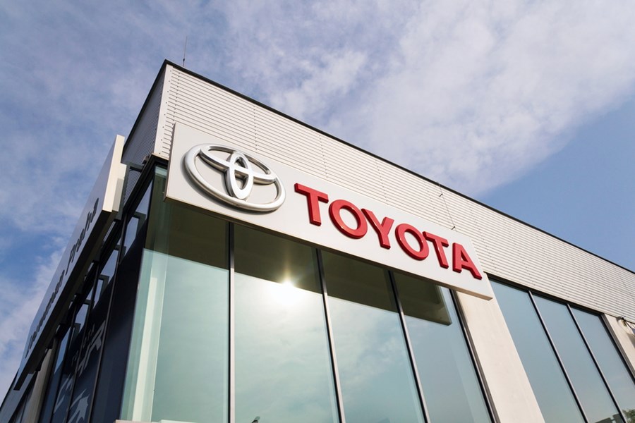 Letreiro da Toyota