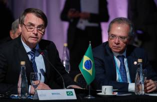 Jair Bolsonaro e Paulo Guedes