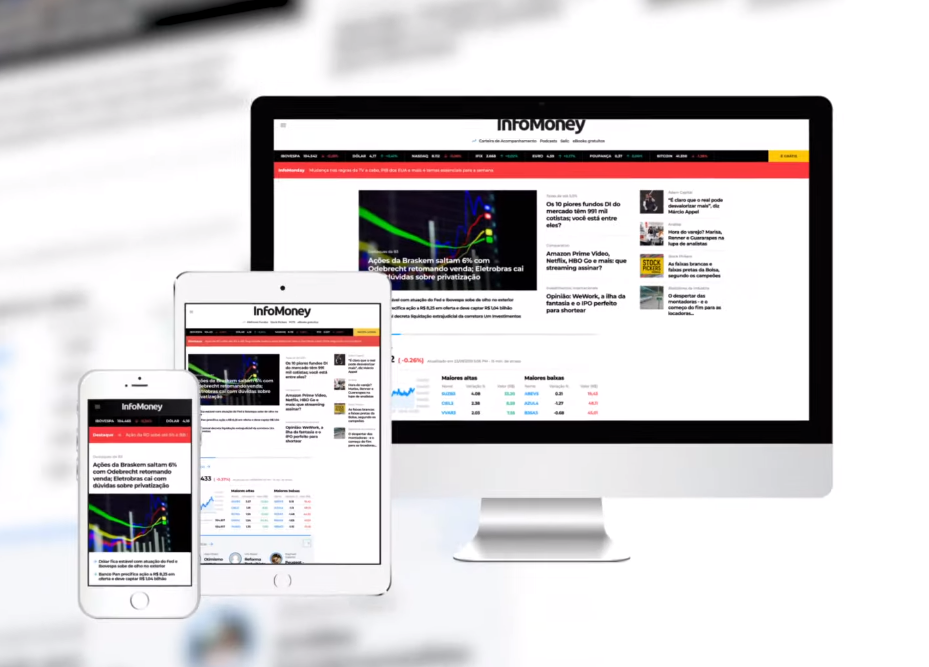 novo site do InfoMoney