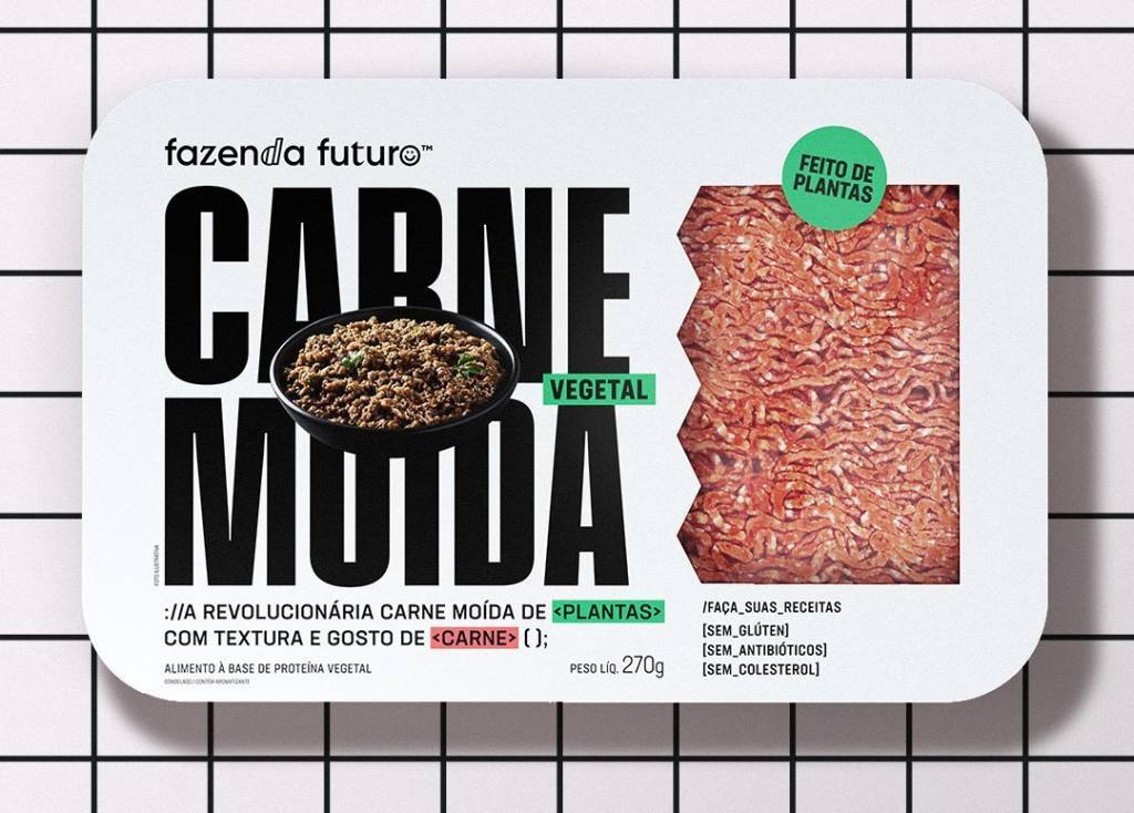 Carne vegetal moída Fazenda do Futuro
