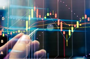 ações bolsa gráfico índice mercado