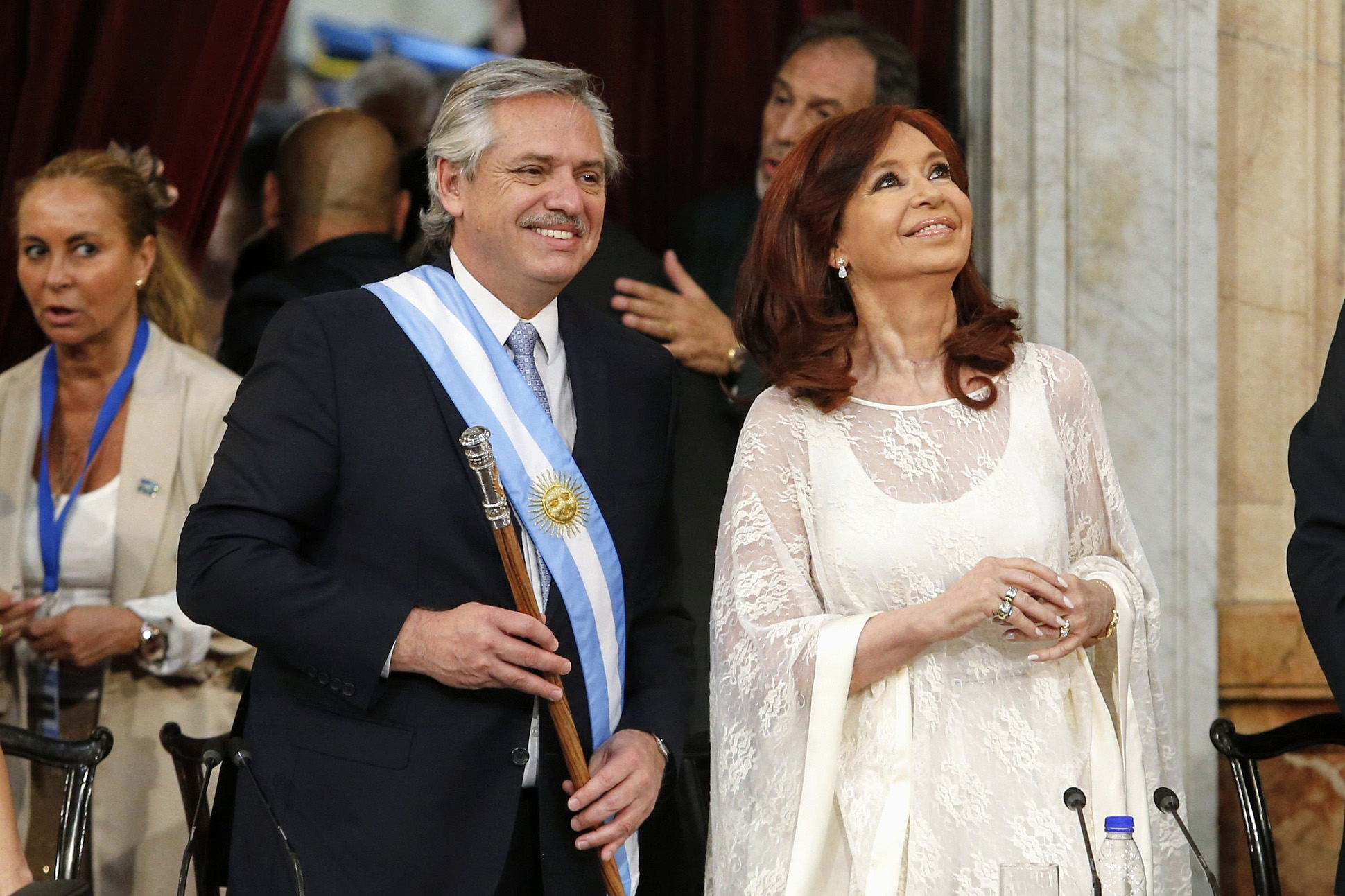 Alberto Fernández e Cristina Kirchner (Foto: Nicolas Aboaf)