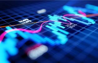 mercado bolsa índices alta ações gráfico