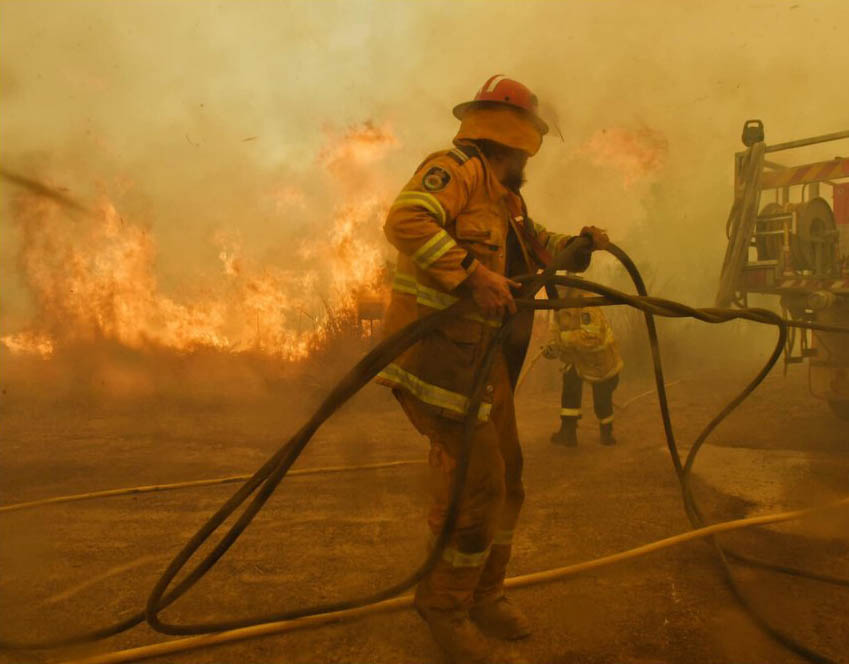 Incêndios na Austrália (Foto: NSWRFS)