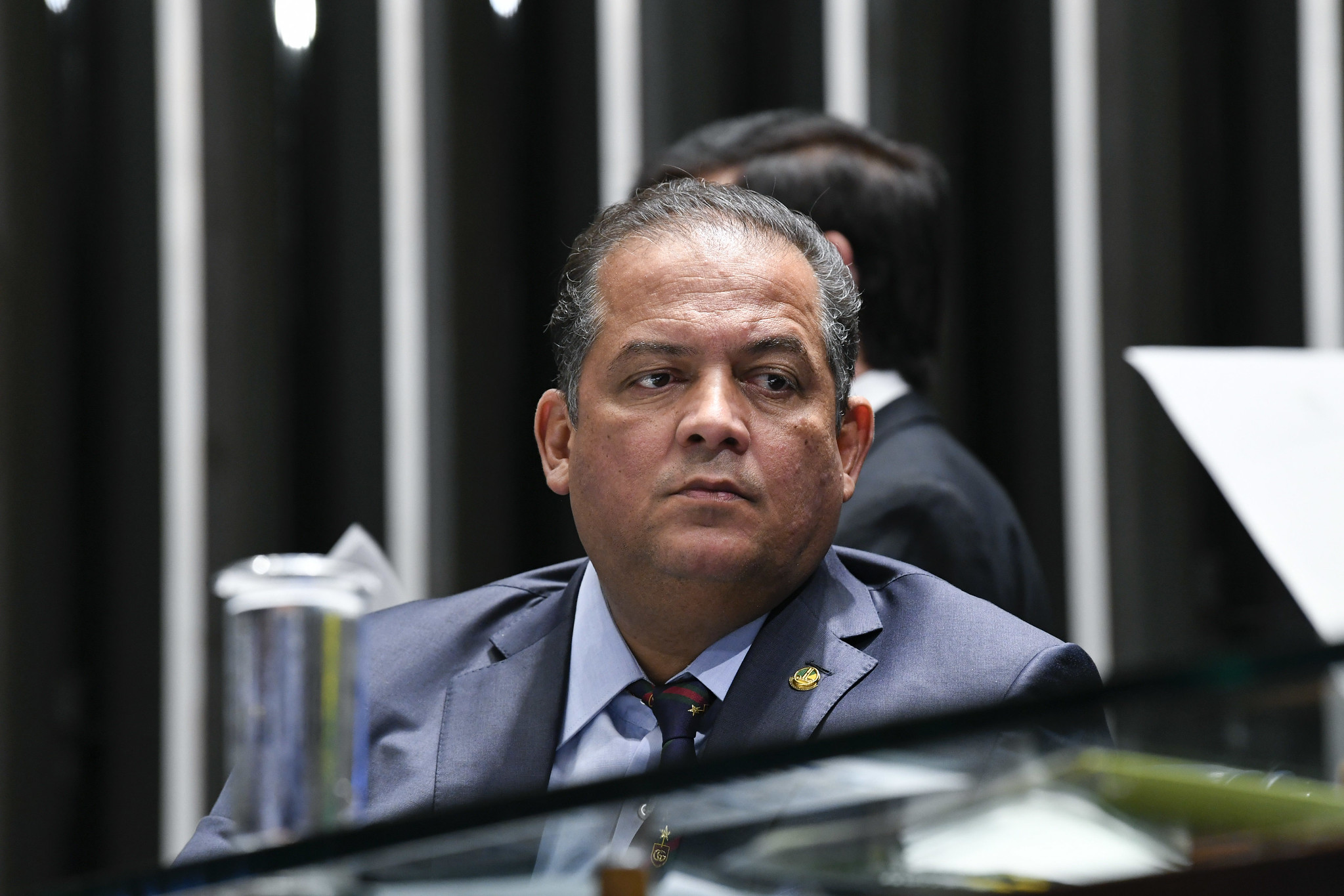 Senador Eduardo Gomes (MDB-TO), líder do governo no Congresso Nacional (Foto: Jefferson Rudy/Agência Senado)