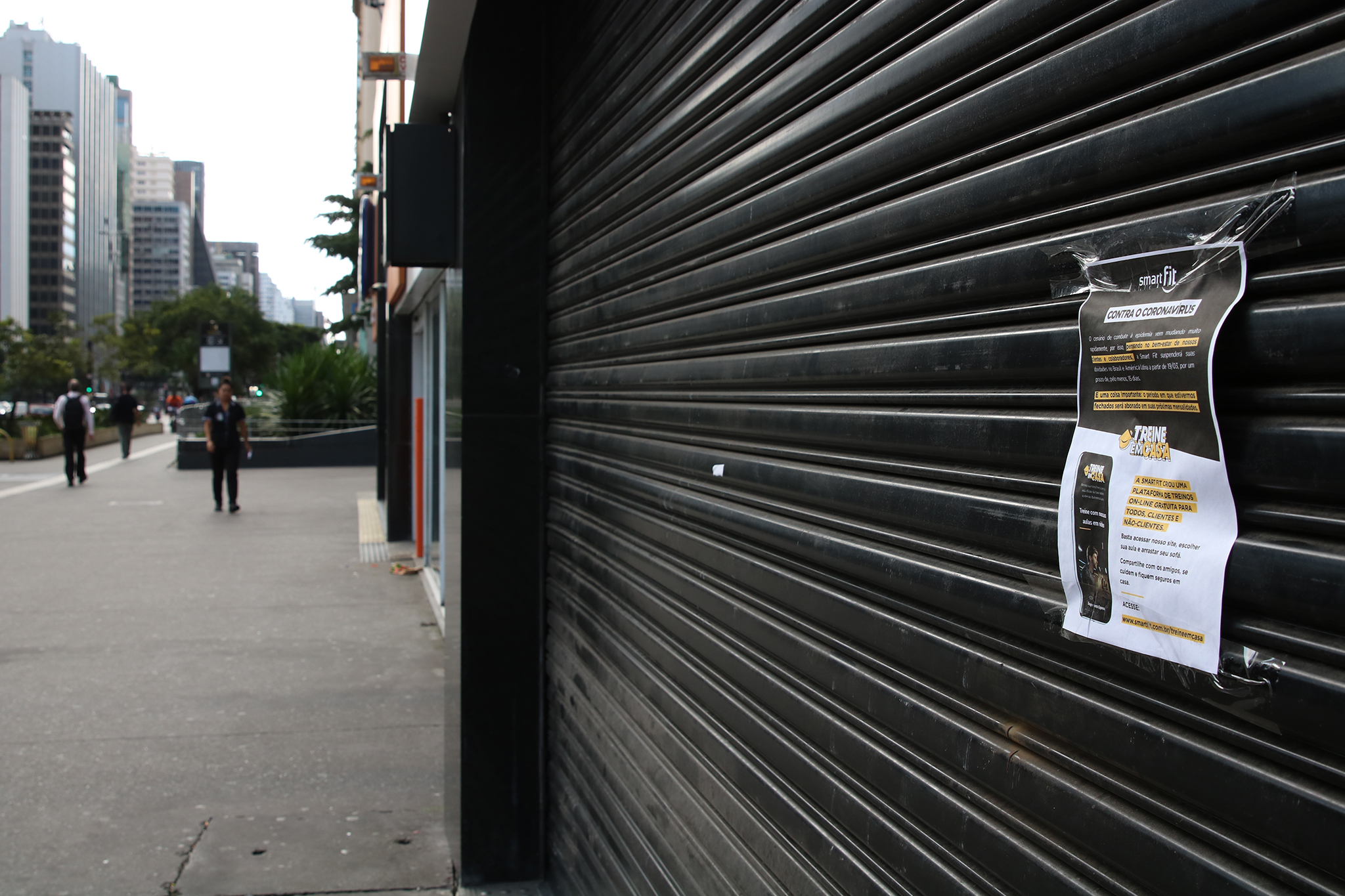 Comercio fechado na quarentena (Foto: Rovena Rosa/Agência Brasil)