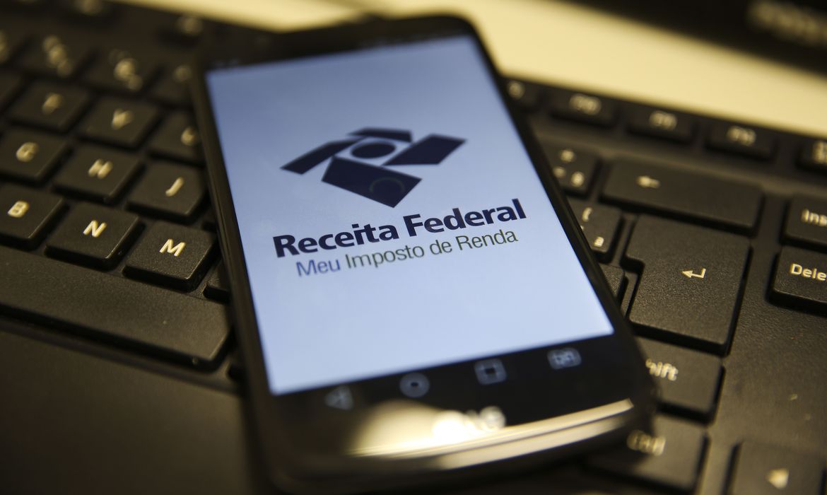 Logotipo da Receita Federal (Crédito: Marcello Casal Jr / Agência Brasil)