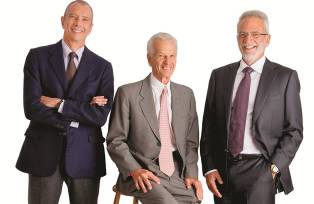 Carlos Alberto Sicupira, Jorge Paulo Lemann e Marcel Herrmann Telles