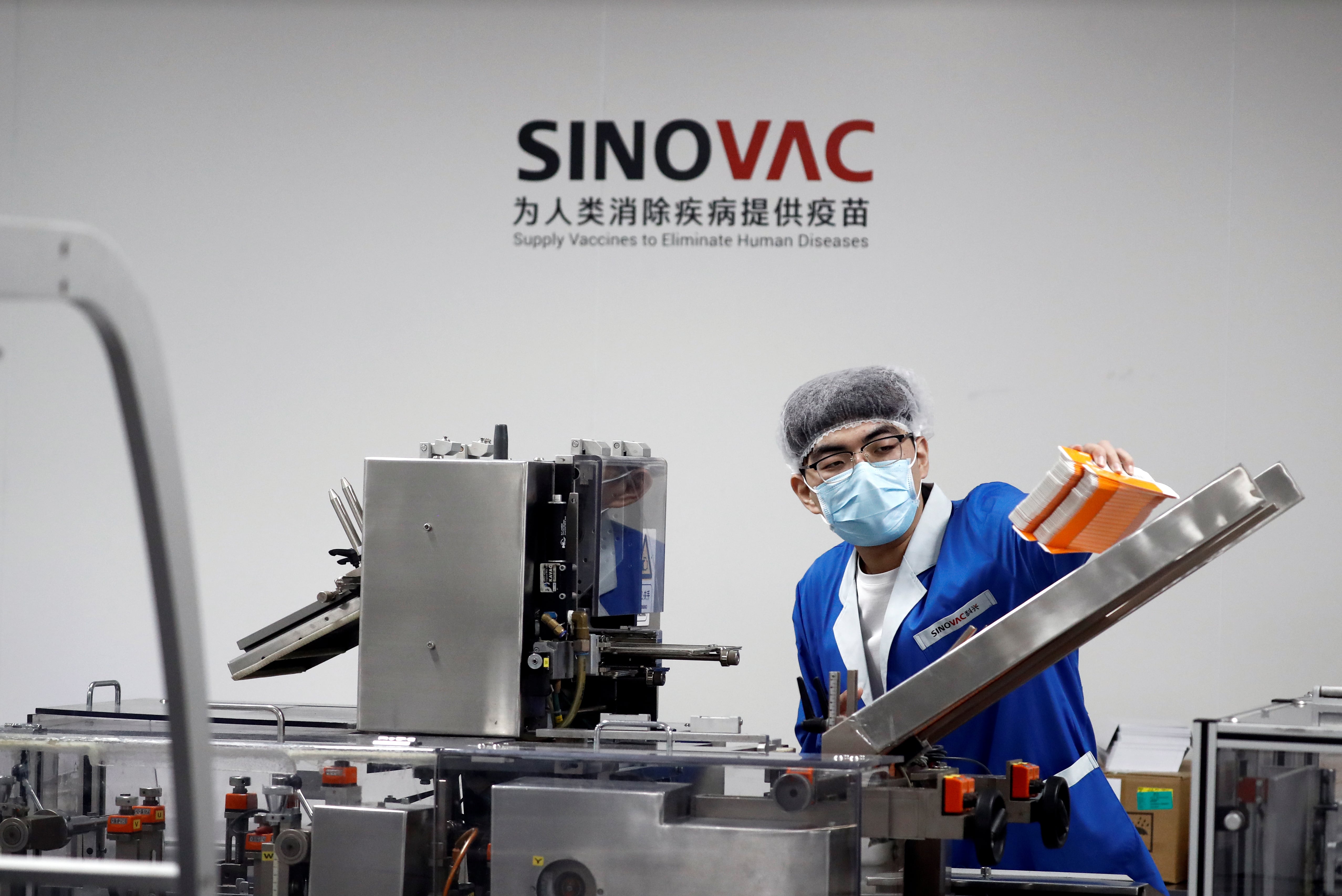 Fábrica de vacinas da Sinovac em Pequim, na China
(REUTERS/Thomas Peter)
