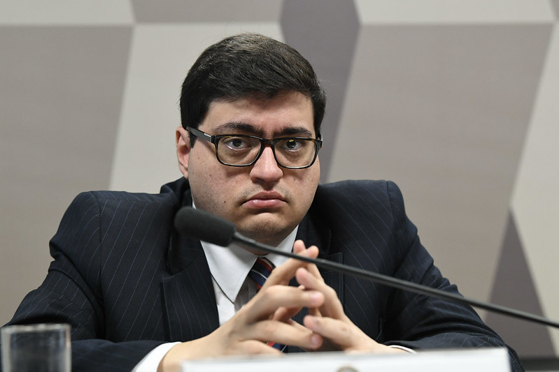 Felipe Salto, ex-diretor-executivo da IFI, em audiência pública no Senado (Jefferson Rudy/Agência Senado)