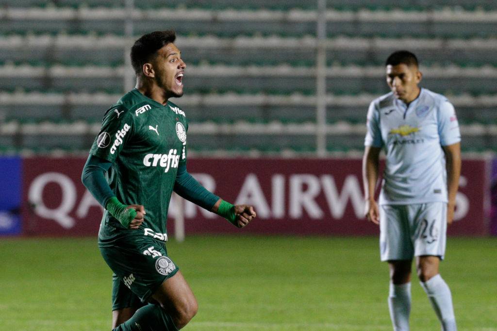 Partida entre Bolivar e Palmeiras na quarta (16) foi a primeira a ser transmitida pelo SBT na Libertadores 2020 (David Mercado - Pool/Getty Images)