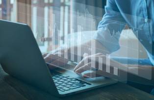 financial charts, business analytics and intelligence concept, xp empresas