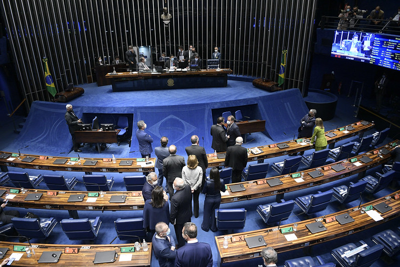 Plenário do Senado Federal durante sessão deliberativa  (Foto: Pedro França/Agência Senado)