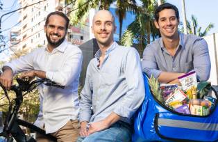 Rodrigo Maroja, Alex Bretzner e Rafael Vasto, da Daki (Divulgação)