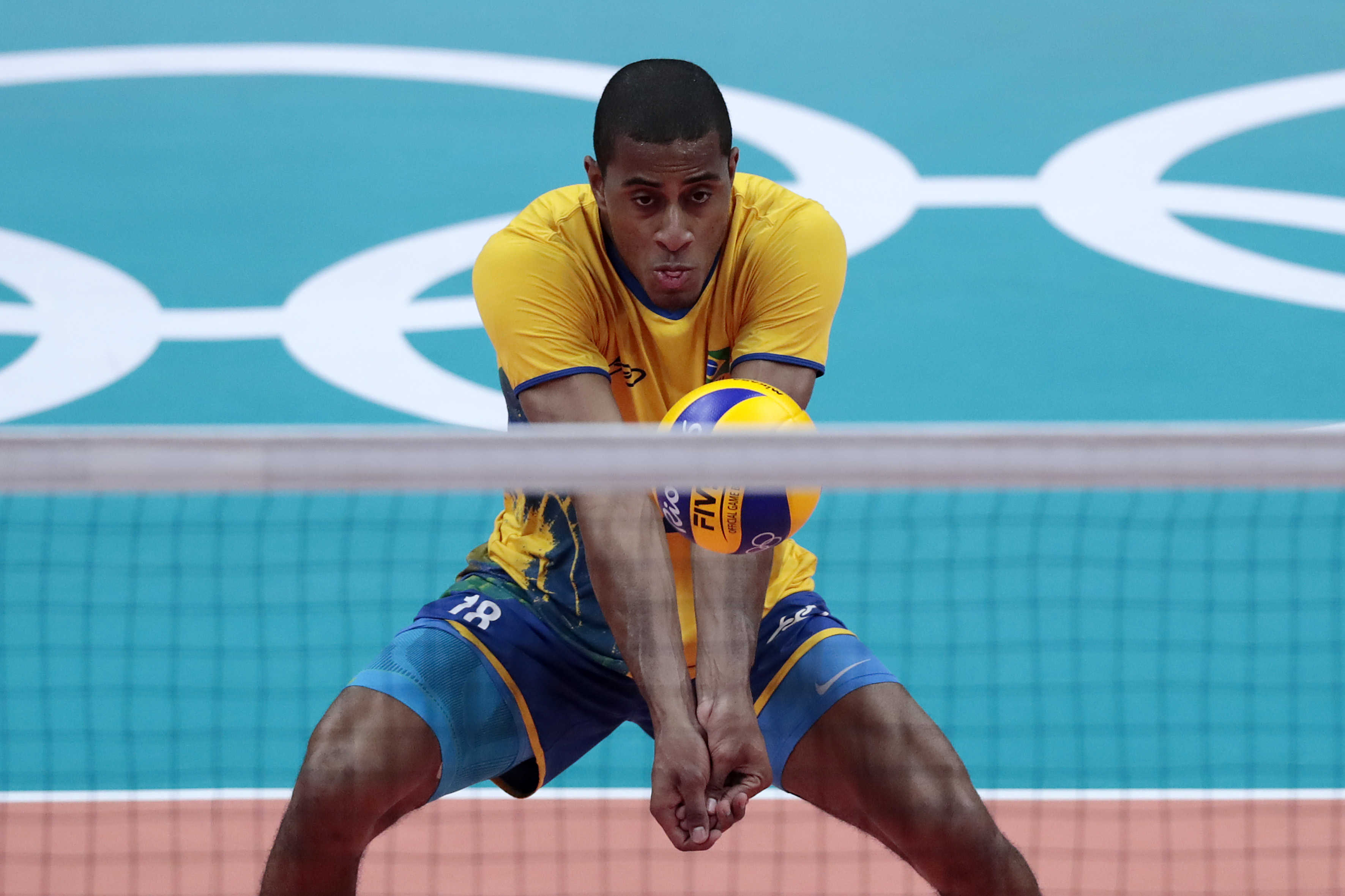 Ricardo Lucarreli, jogador da seleção brasileira de vôlei (Alexandre Loureiro/Exemplus/COB)