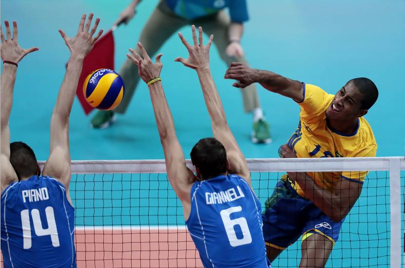 Ricardo Lucarreli, jogador da seleção brasileira de vôlei (Alexandre Loureiro/Exemplus/COB)
