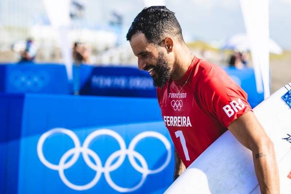 Jogos Olímpicos Tóquio 2020: Ítalo Ferreira surfa em Tsurigasaki Surfing Beach (Miriam Jeske/COB)