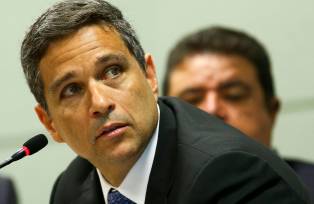 O presidente do Banco Central, Roberto Campos Neto, participa de evento promovido pela Organização das Cooperativas Brasileiras (OCB), na Casa do Cooperativismo, em Brasília.
