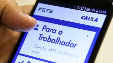 Aplicativo da Caixa para verificação do saldo do FGTS e solicitação de saque de PIS/PASEP