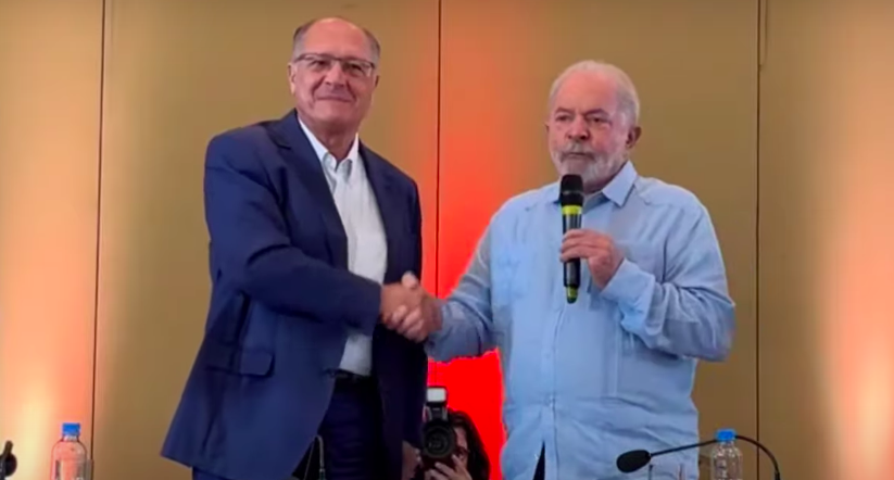PSB oficializa Alckmin como vice de Lula nas Eleições 2022 (Reprodução Youtube PT TV)