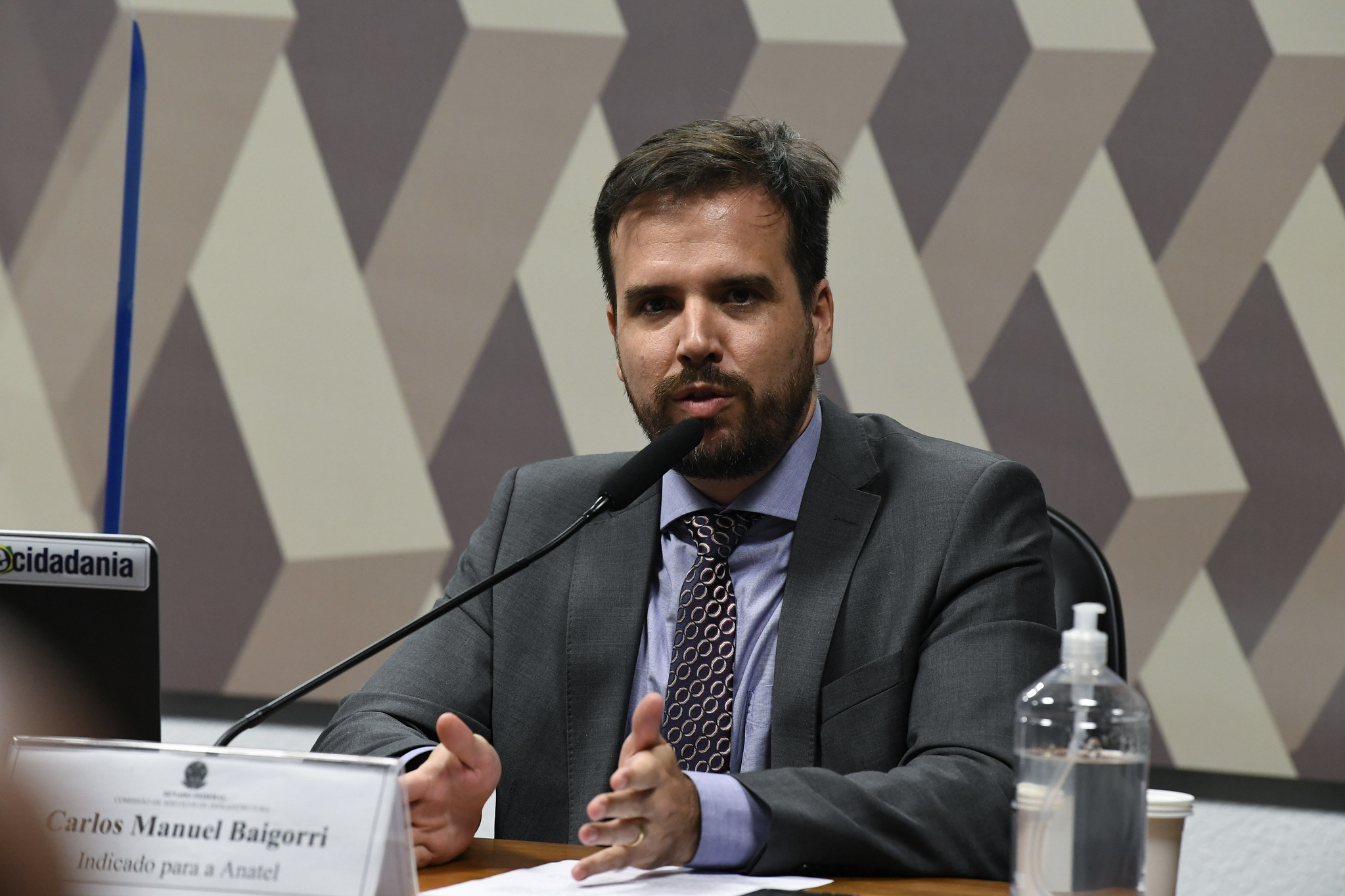 Carlos Manuel Baigorri, da Anatel (Foto: Roque de Sá/Agência Senado)

