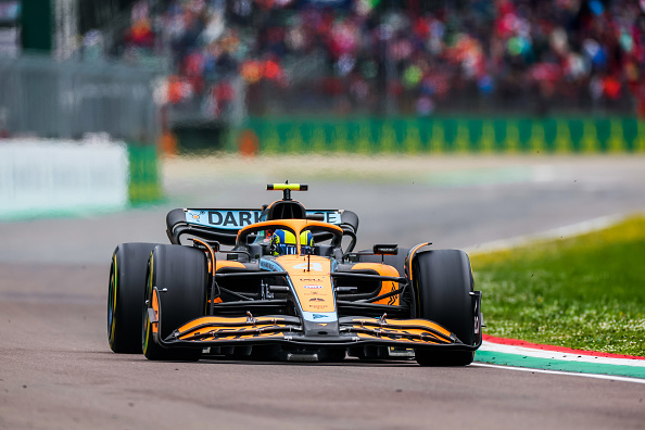 Lando Norris, da McLaren F1, no GP da Emilia Romagna (Fonte: Peter J Fox/Getty Image)