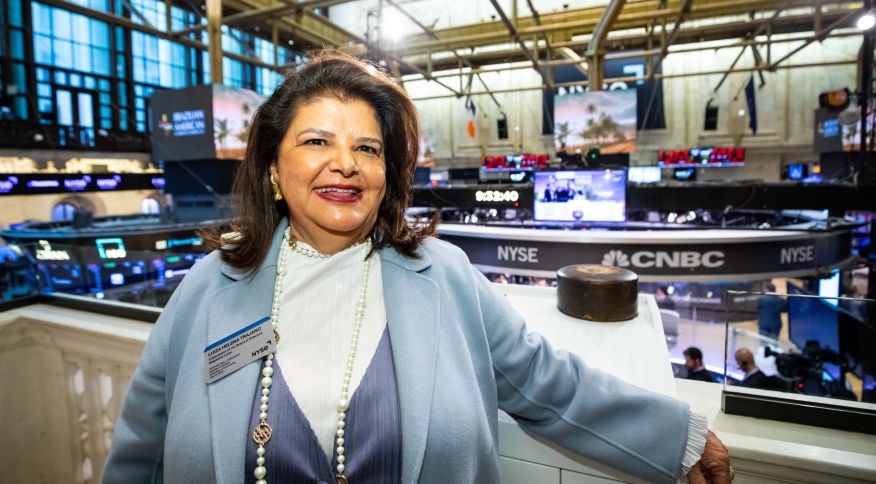 Luiza Trajano (Foto: Divulgação/NYSE)