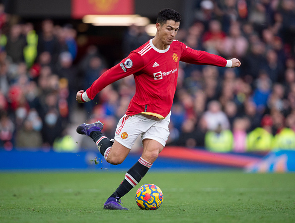 Cristiano Ronaldo jogando pelo Manchester United (Photo by Joe Prior/Visionhaus via Getty Images)