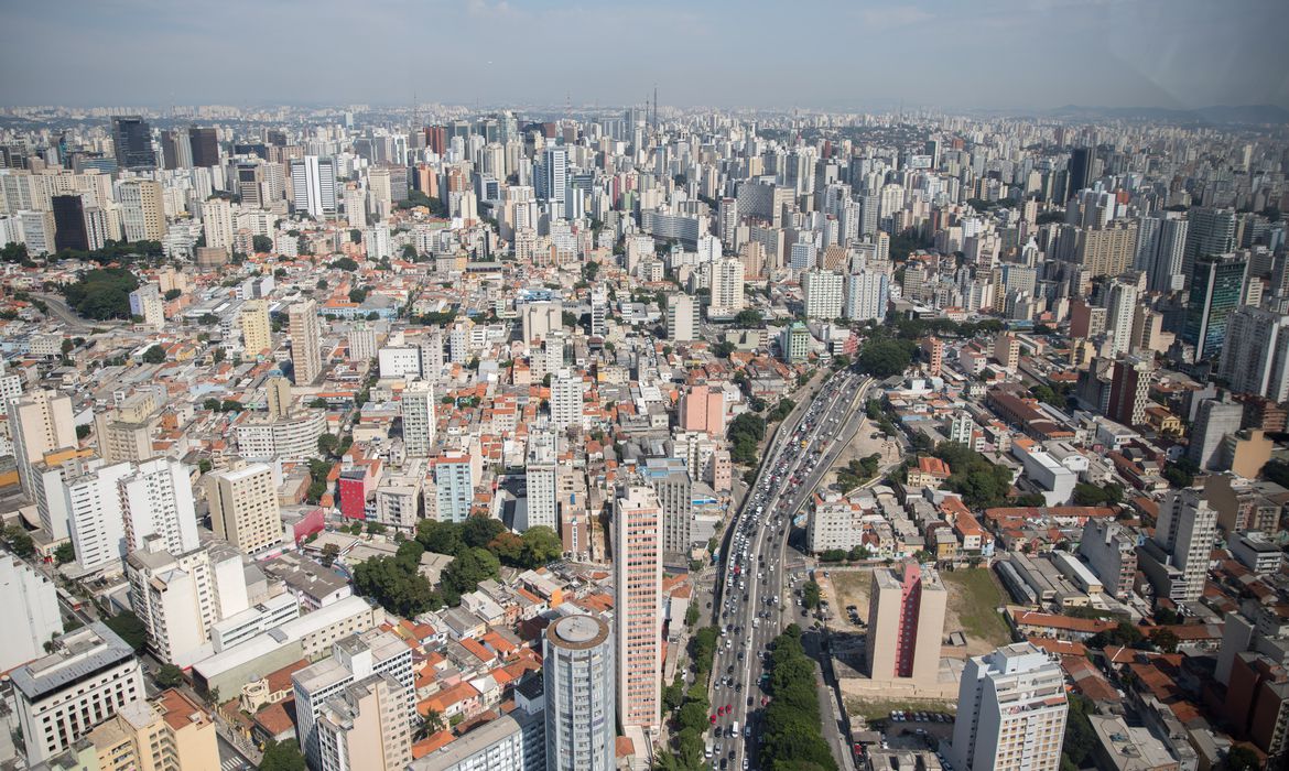 Vista aerea da cidade de São Paulo (Foto: Divulgação/Diogo Moreira/MáquinaCW/Governo de São Paulo)