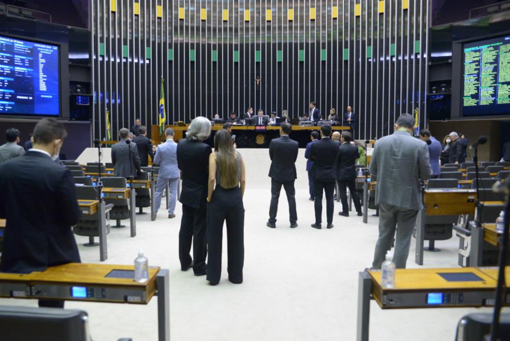 O Congresso Nacional em sessão conjunta para votação da LDO de 2023 (Foto: Wesley Amaral/Câmara dos Deputados)