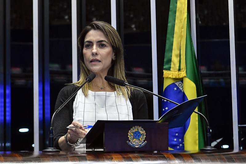 A senadora Soraya Thronicke (União Brasil-MS) (Foto: Jefferson Rudy/Agência Senado)