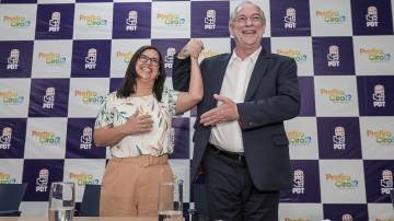 Ana Paula Matos e Ciro Gomes