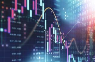 Currency and Exchange Stock Chart for Finance and Economy Display