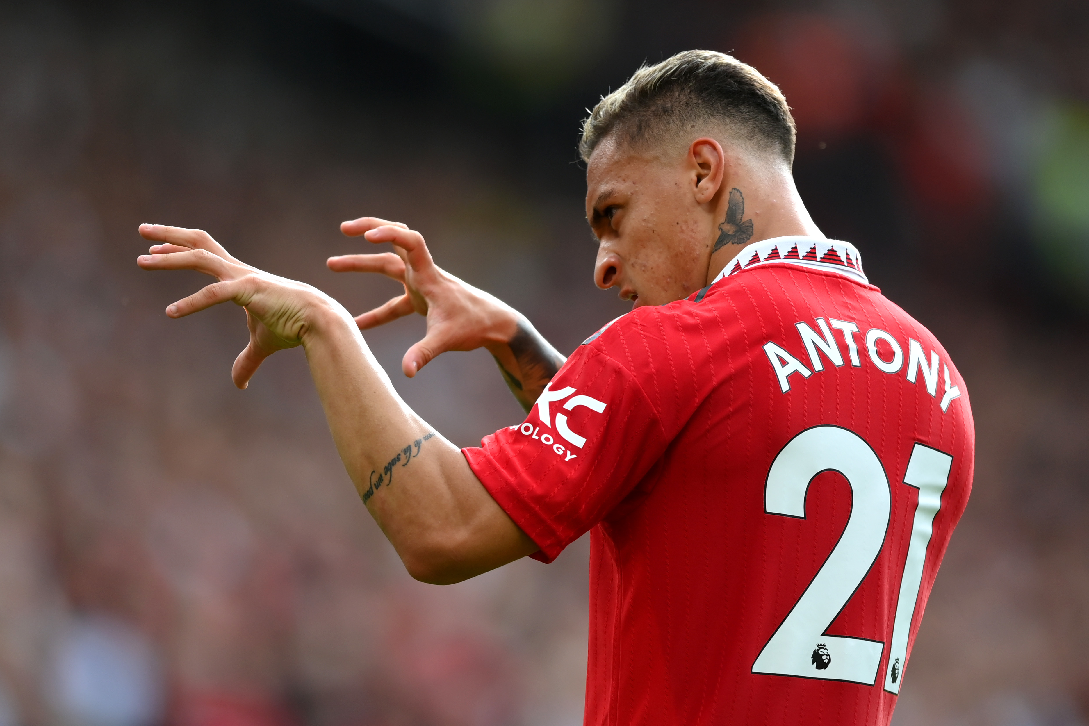 A transferência de Antony do Ajax para o Manchester United foi uma das que movimentou mais dinheiro nesta janela de transferências (Shaun Botterill/Getty Images)