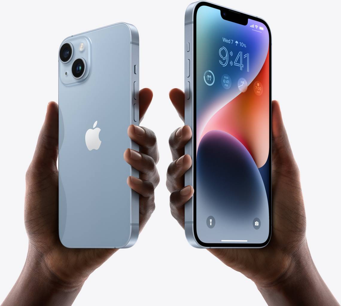 iPhone 14 e iPhone 14 Plus (Imagem: Divulgação/Apple)