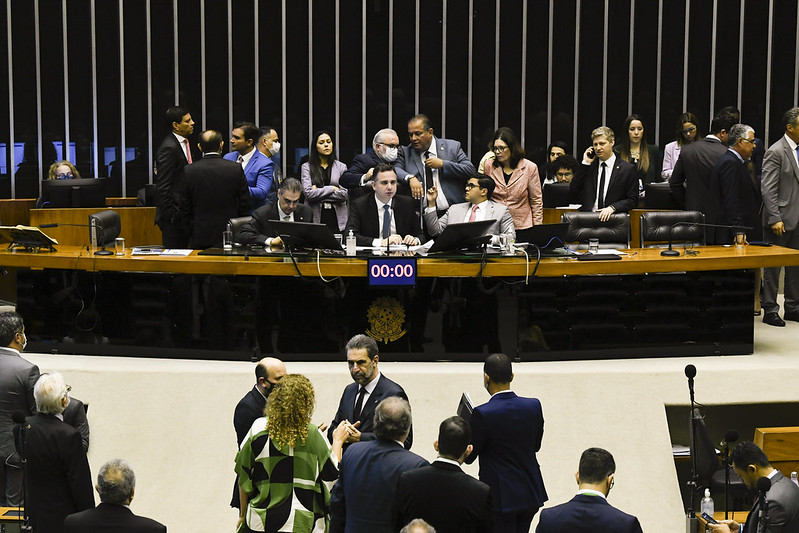 O plenário da Câmara dos Deputados durante sessão conjunta do Congresso Nacional (Foto: Roque de Sá/Agência Senado)