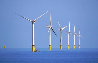 Usina eólica offshore (David Dixon/Walney Offshore Windfarm)