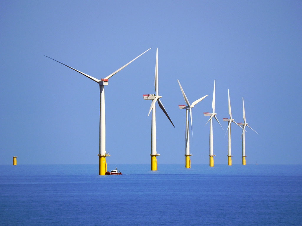 Usina eólica offshore (David Dixon/Walney Offshore Windfarm)